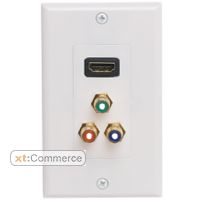 HDMI Wall Plate with 3RCA