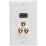 HDMI Wall Plate with 3RCA
